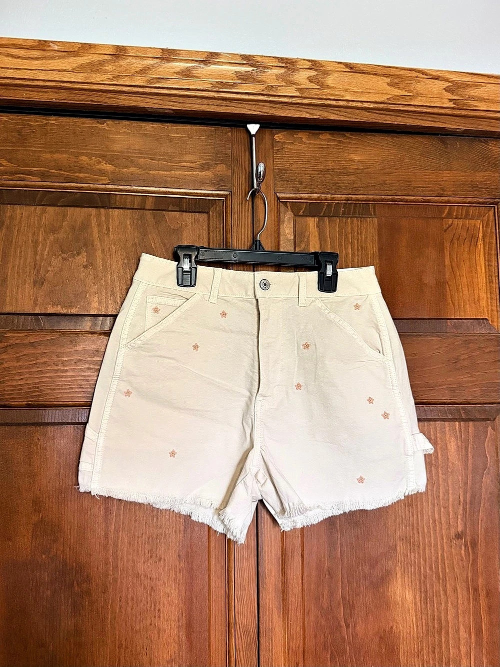 NWT American Eagle Highest Rise 90s Boyfriend Short Floral Jean Shorts Size 6